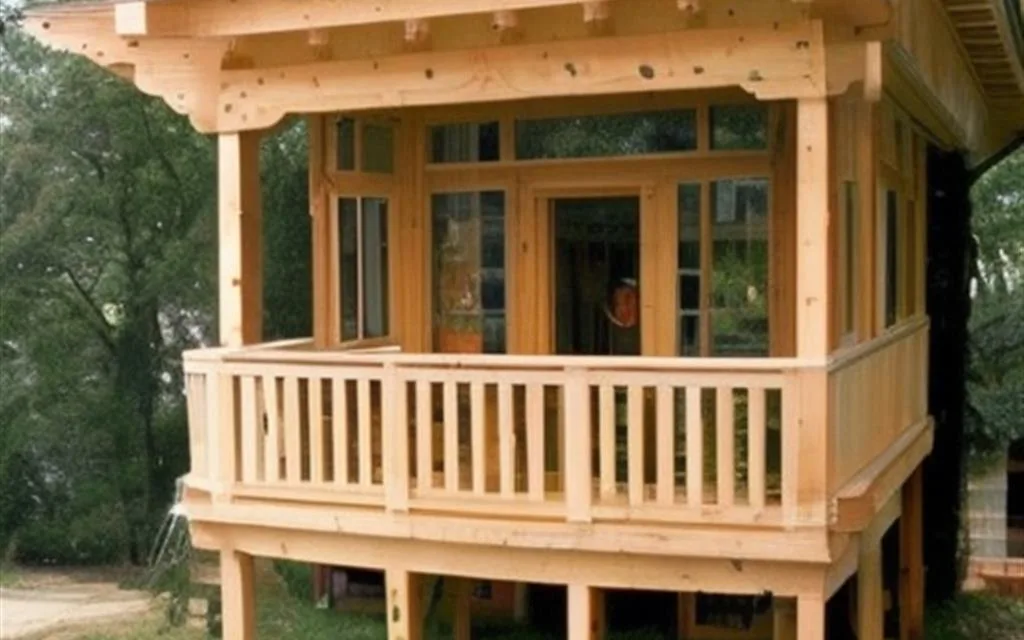 Jak zrobić balkon z drewna